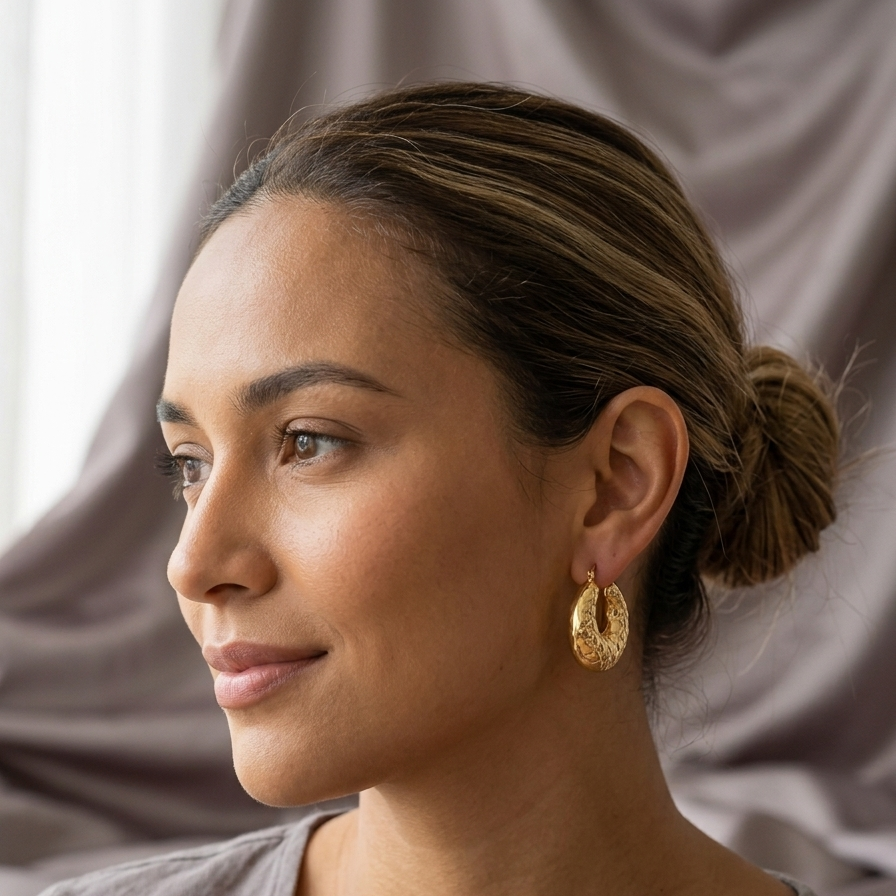 BATUA Hoop Earrings