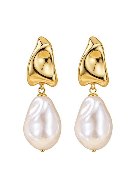 OCEAN Pearl Drop Earrings