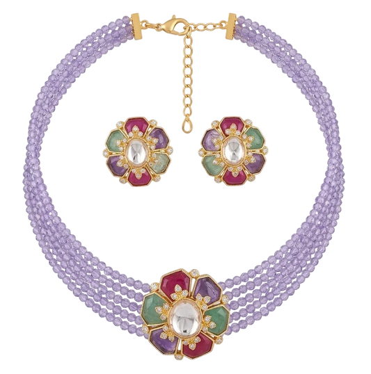 GULZAAR Choker Necklace Set