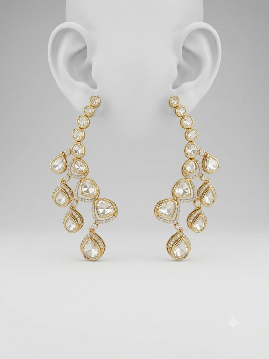 Earcuff Polki Earrings
