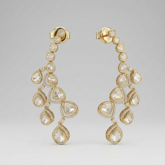 Earcuff Polki Earrings