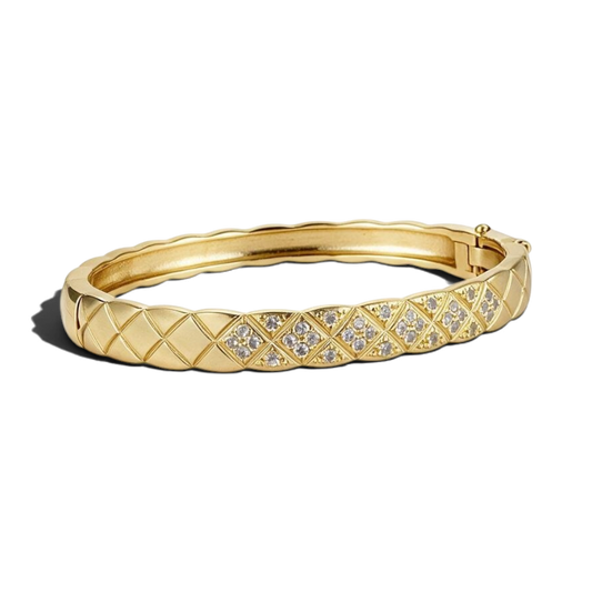 Diamond Cut Bangle