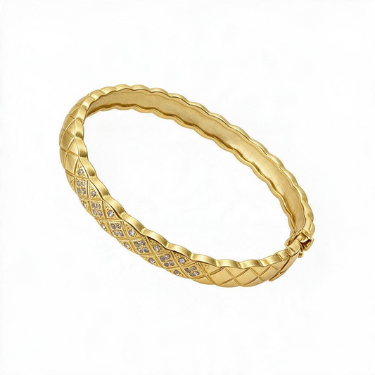 Diamond Cut Bangle