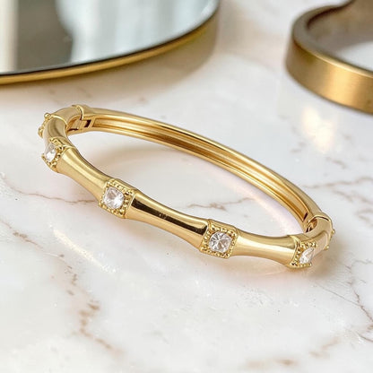 Runner Diamond Bangle