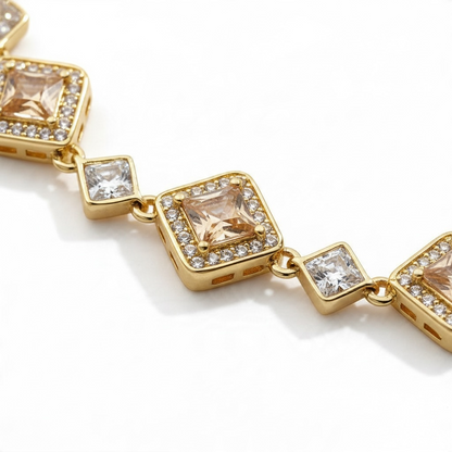 Princess Cut Tennis Bracelet