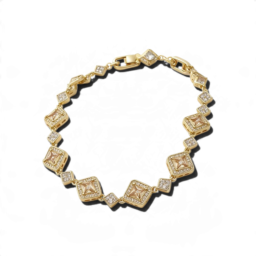 Princess Cut Tennis Bracelet