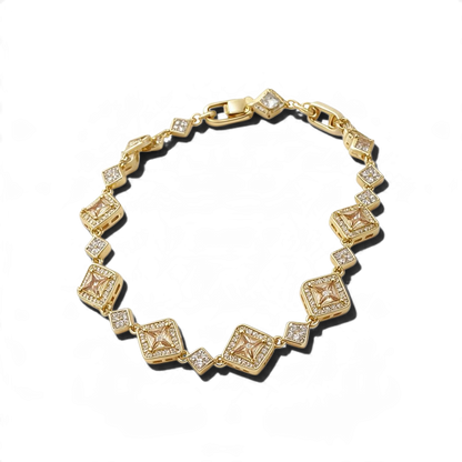 Princess Cut Tennis Bracelet